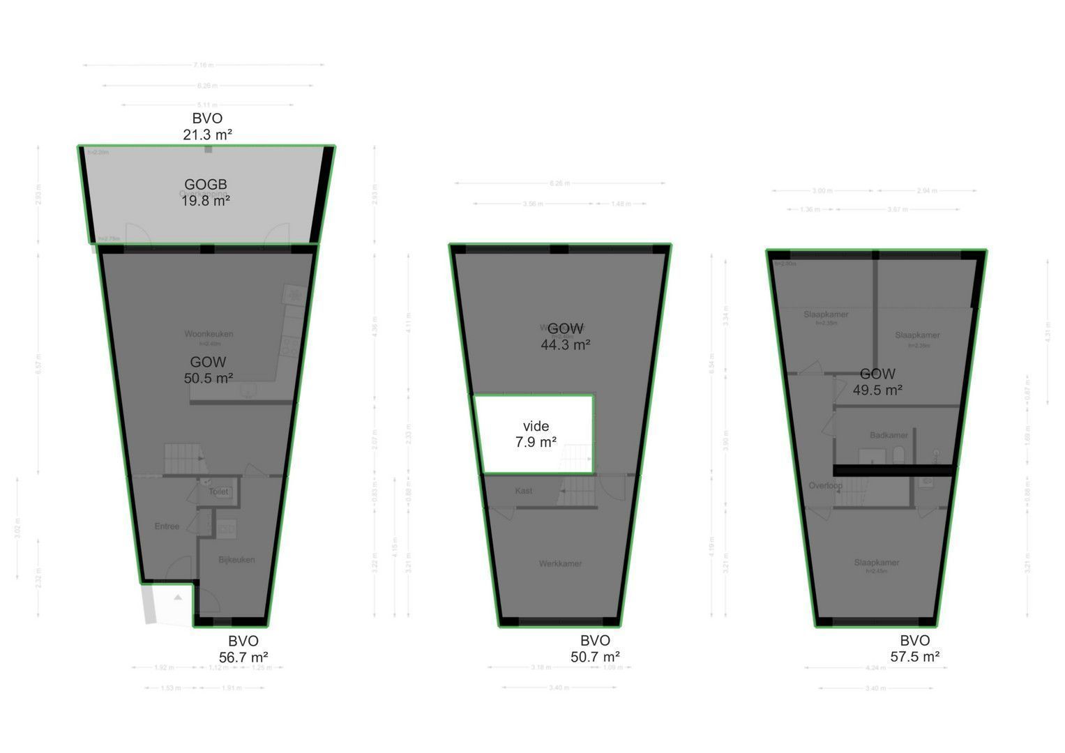 Bombraak 38, Amsterdam plattegrond-0