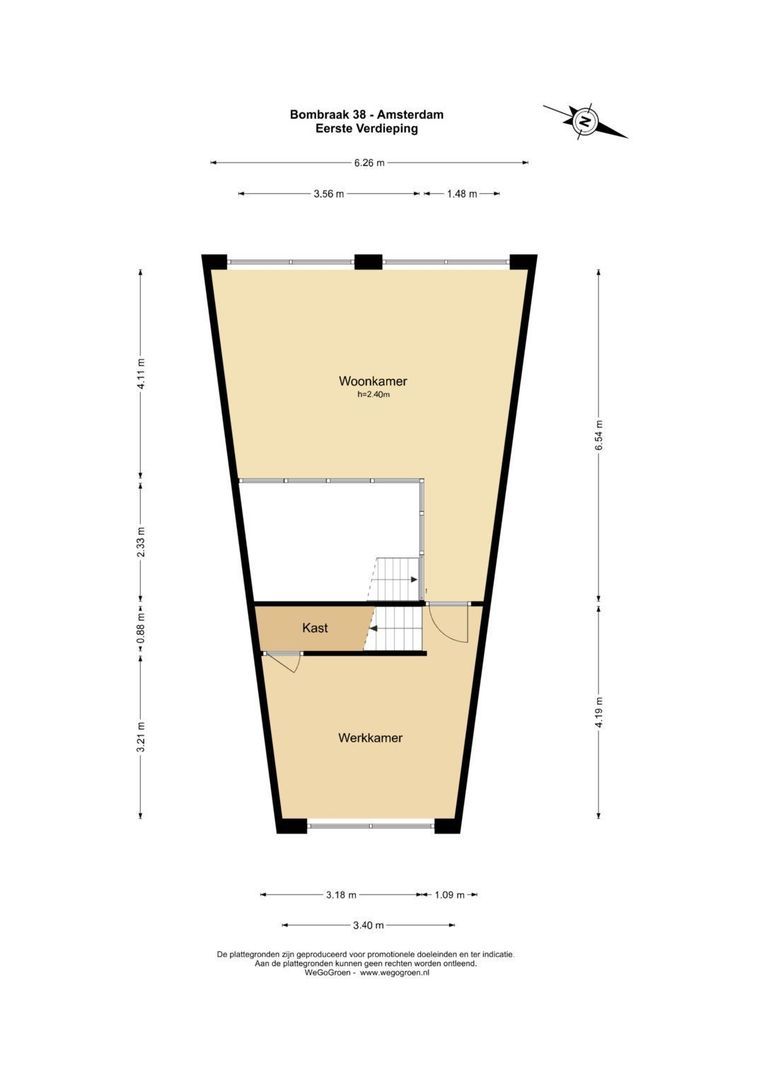 Bombraak 38, Amsterdam plattegrond-4