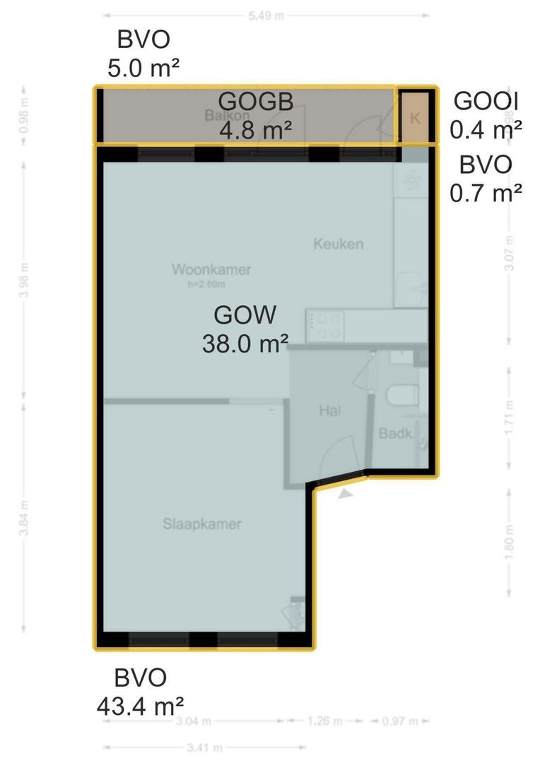 Van Beuningenplein 184, Amsterdam plattegrond-1