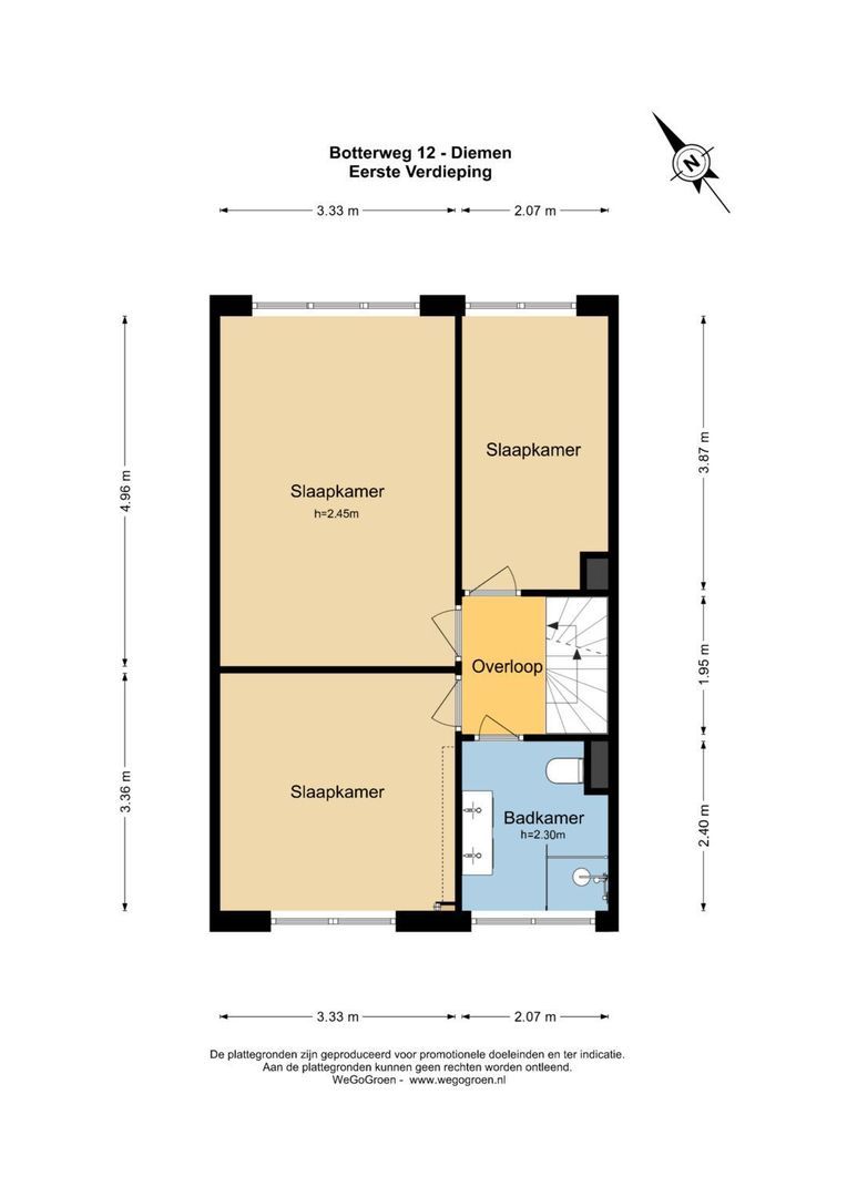 Botterweg 12, Diemen plattegrond-6