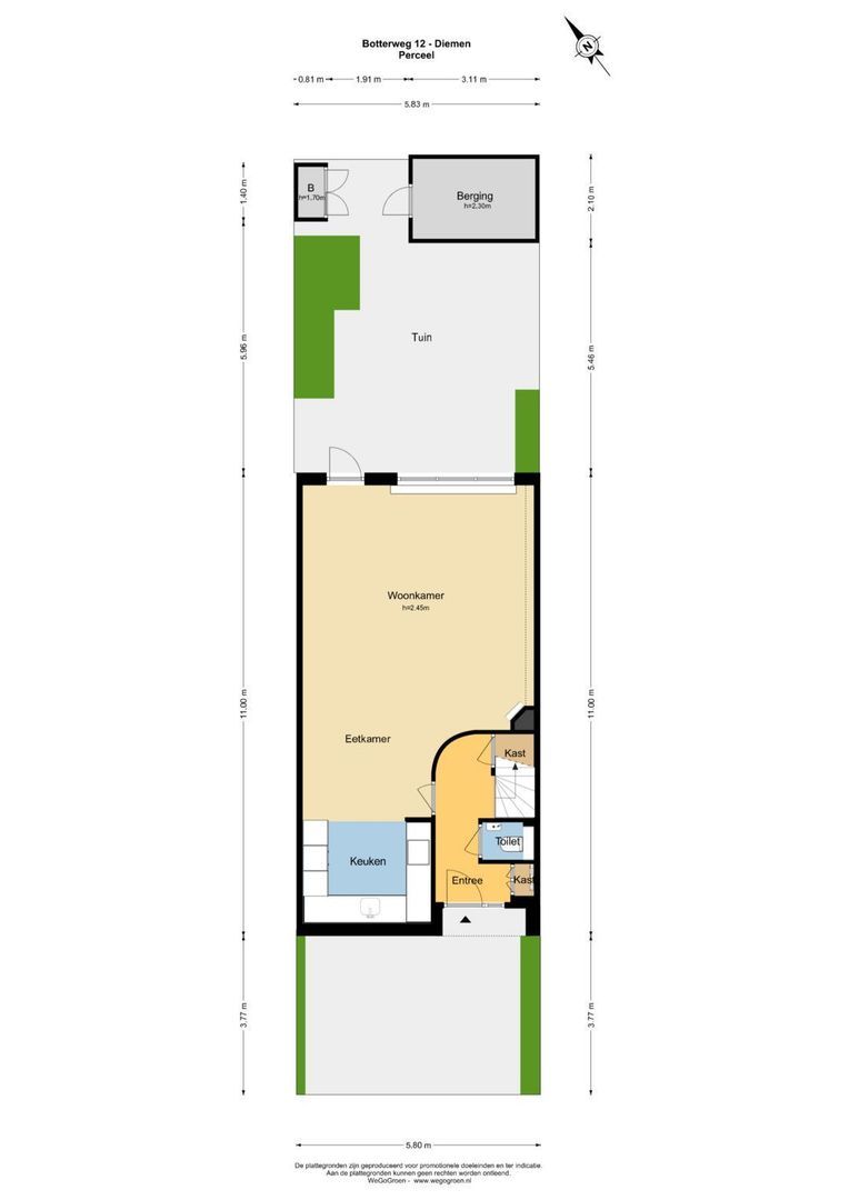 Botterweg 12, Diemen plattegrond-9