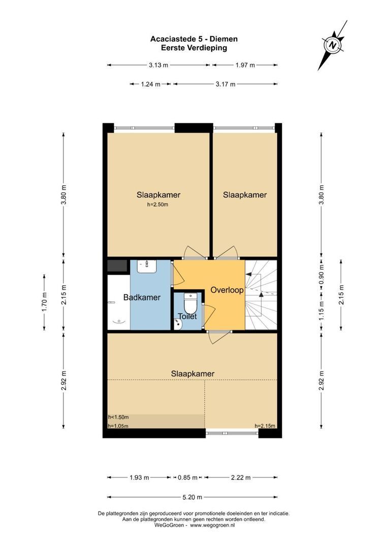Acaciastede 5, Diemen plattegrond-6