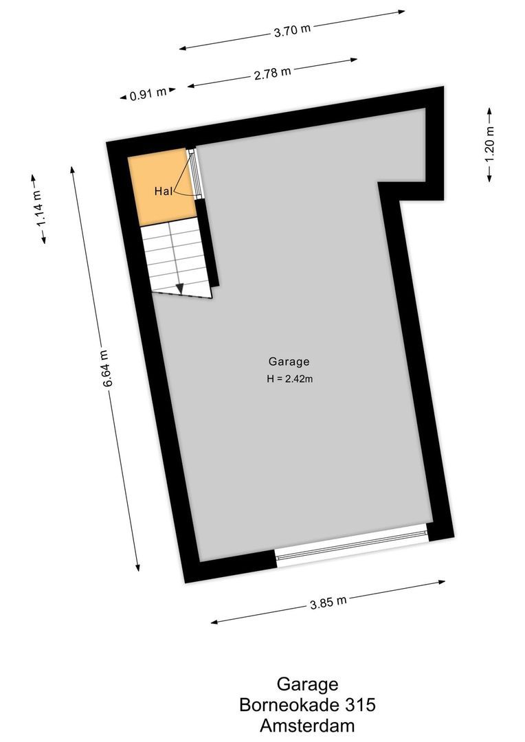 Borneokade 315, Amsterdam plattegrond-4