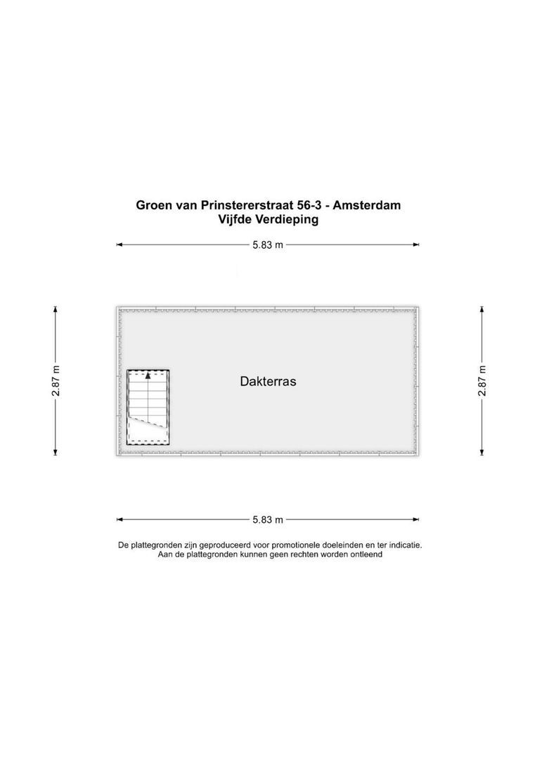 Groen van Prinstererstraat 56 3, Amsterdam plattegrond-4