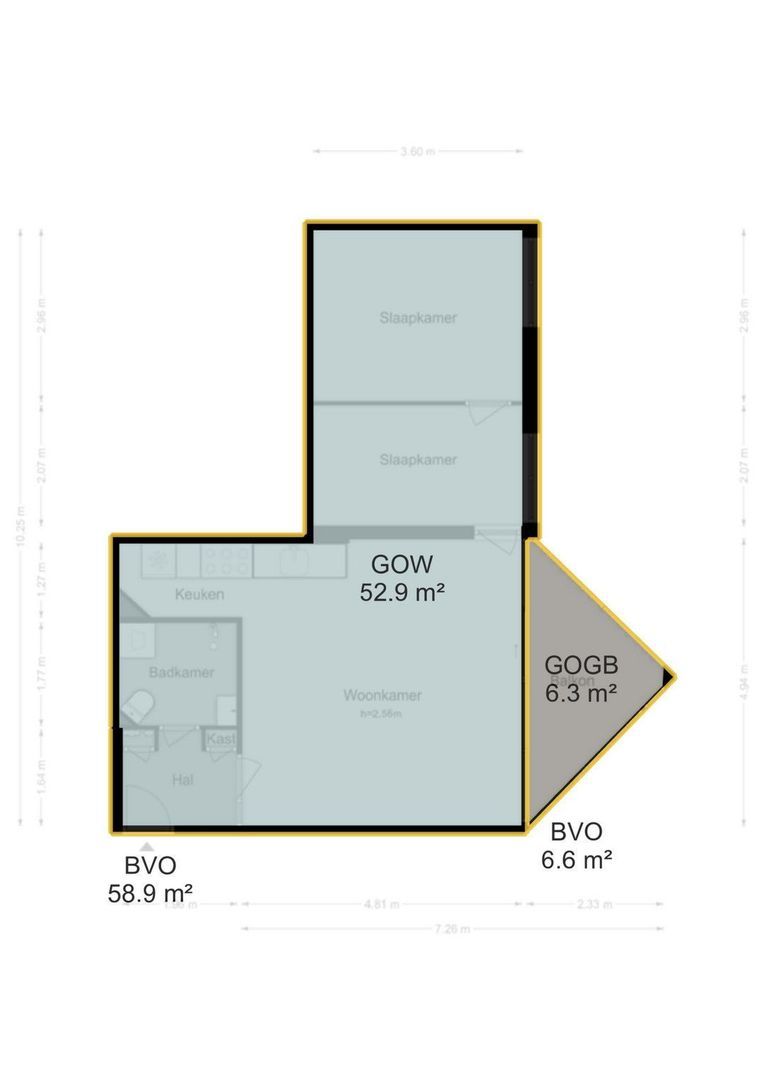 Groenhoven 626, Amsterdam plattegrond-1