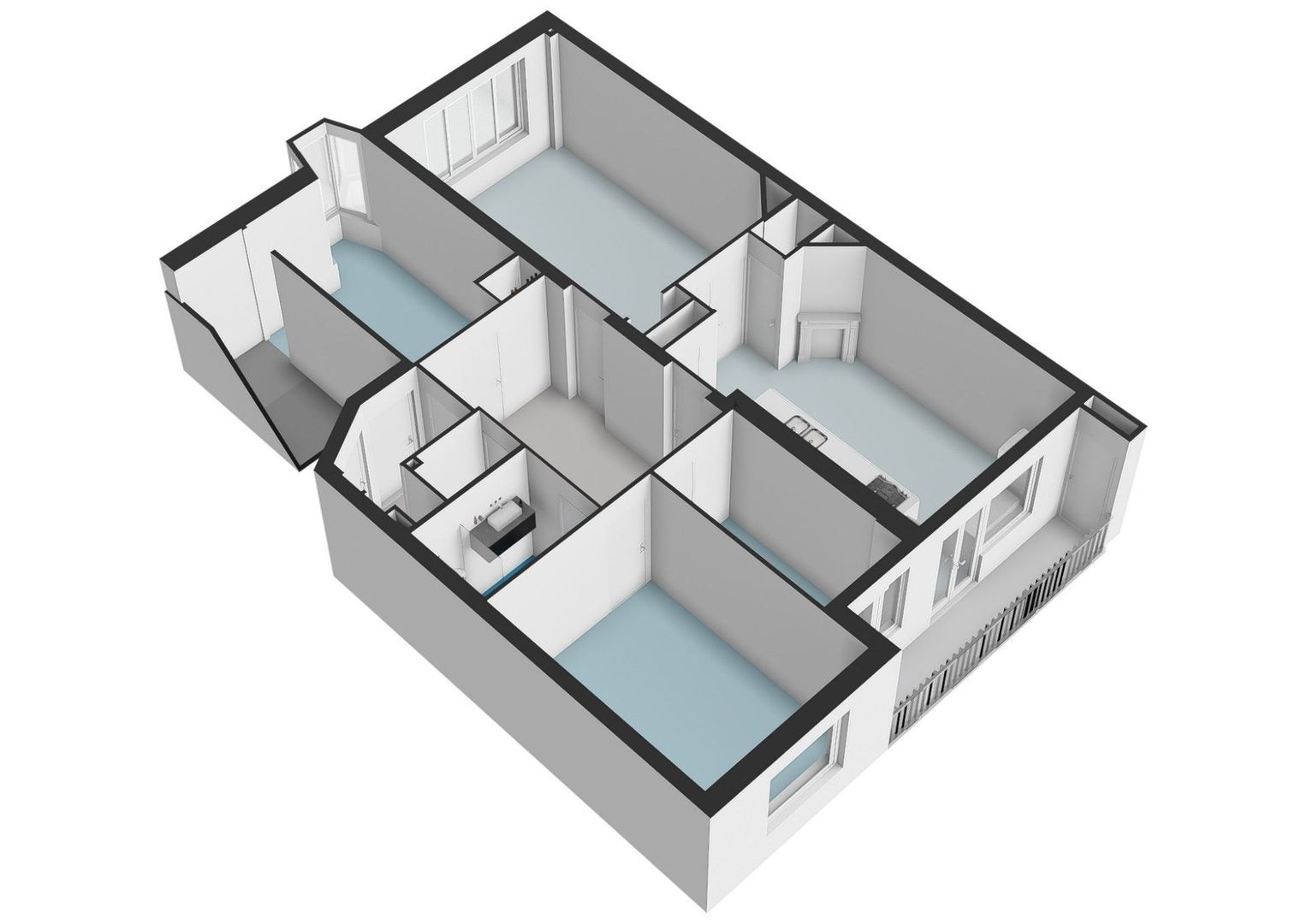 Jekerstraat 80 1, Amsterdam plattegrond-1