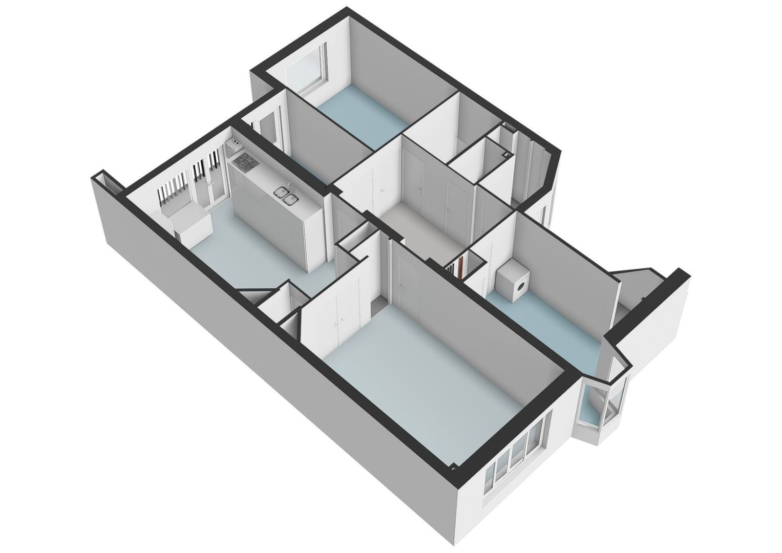 Jekerstraat 80 1, Amsterdam plattegrond-2