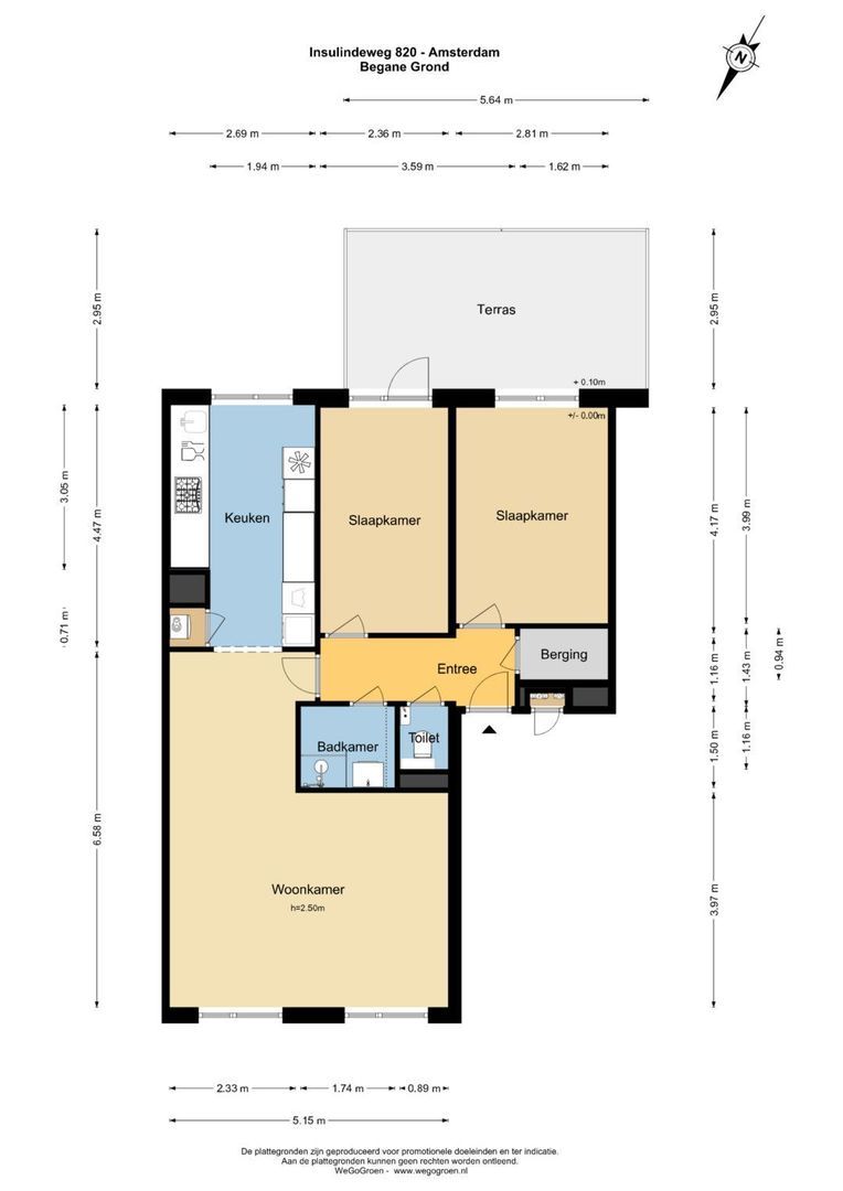 Insulindeweg 820, Amsterdam plattegrond-0