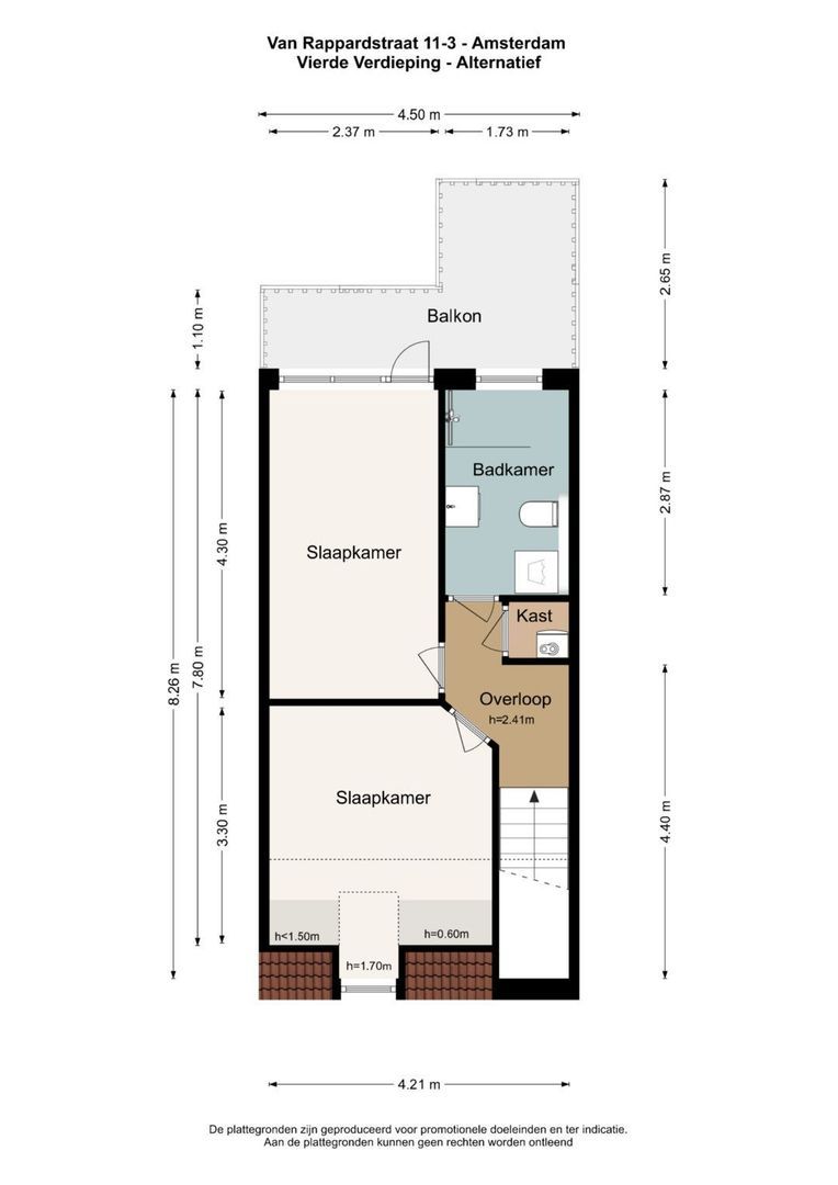 Van Rappardstraat 11 3, Amsterdam plattegrond-2
