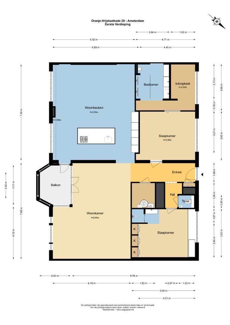 Oranje-Vrijstaatkade 29, Amsterdam plattegrond-4