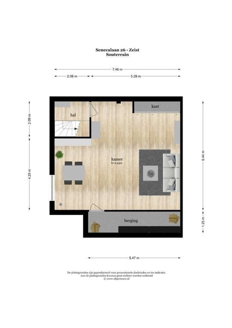 Senecalaan 26, Zeist plattegrond-6
