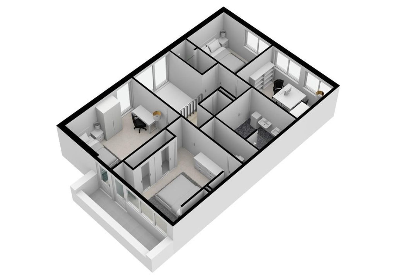 Senecalaan 26, Zeist plattegrond-3