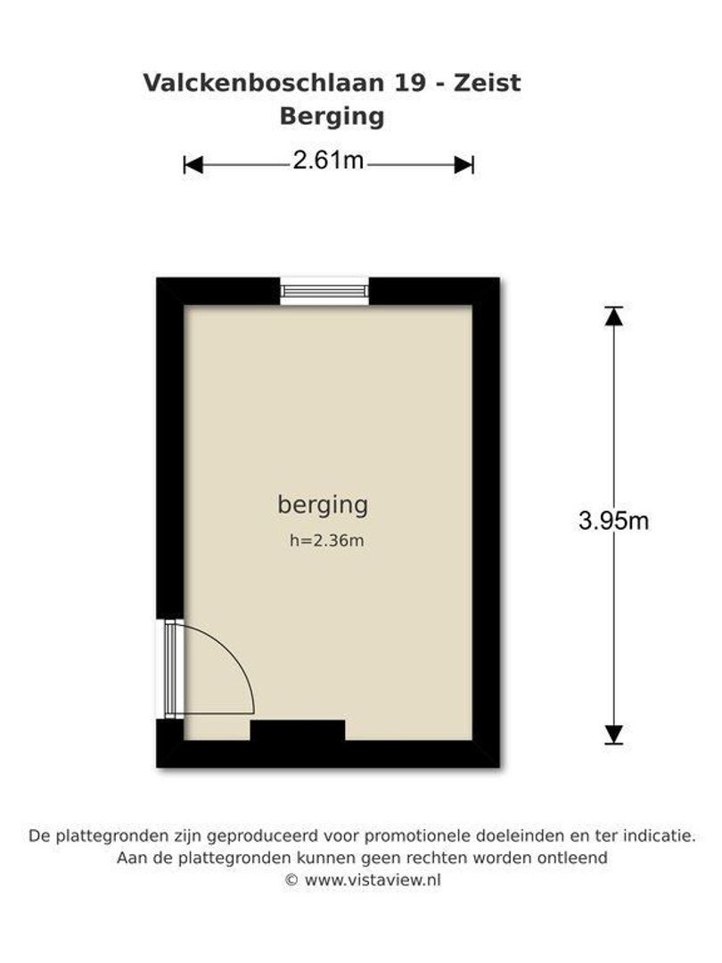 Valckenboschlaan 19, Zeist plattegrond-1