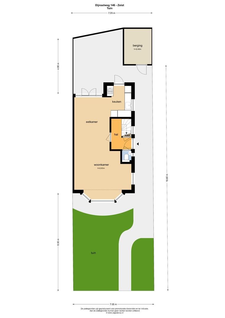 Dijnselweg 146, Zeist plattegrond-1