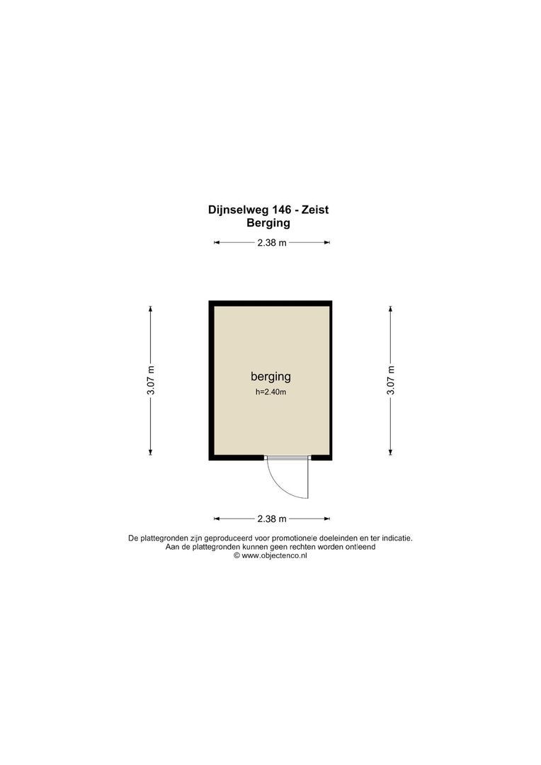 Dijnselweg 146, Zeist plattegrond-4