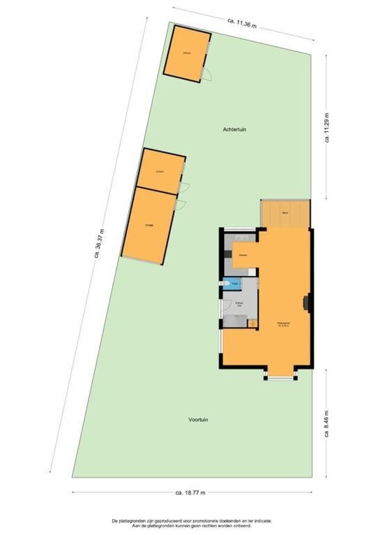 Dolderseweg 3 a, Huis Ter Heide plattegrond-1