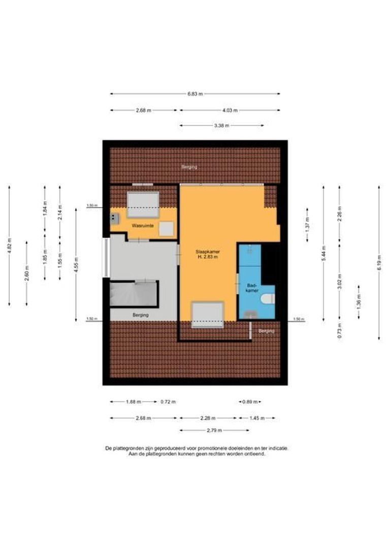 Dolderseweg 3 a, Huis Ter Heide plattegrond-3