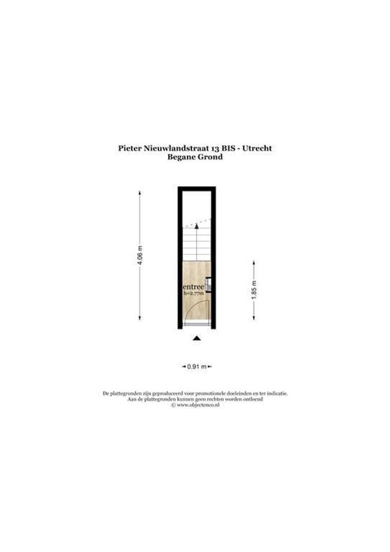Pieter Nieuwlandstraat 13 BIS, Utrecht plattegrond-4