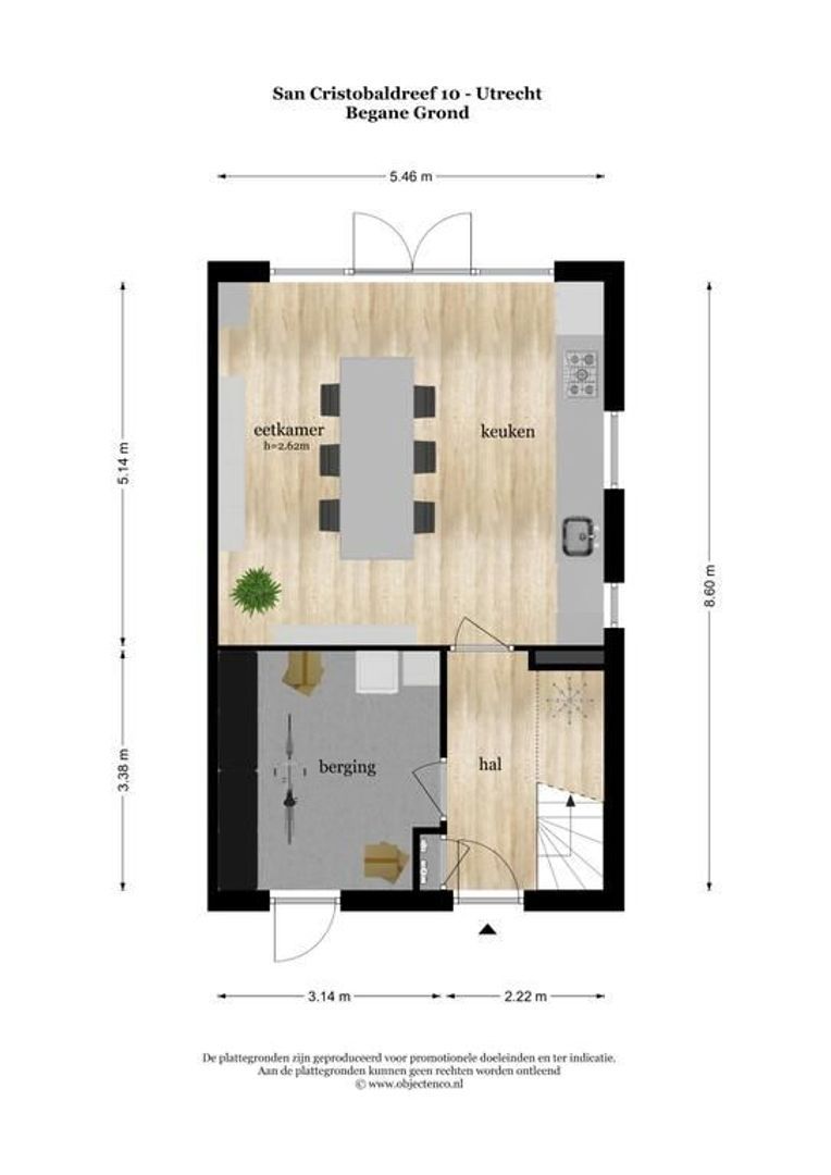 San Cristobaldreef 10, Utrecht plattegrond-2