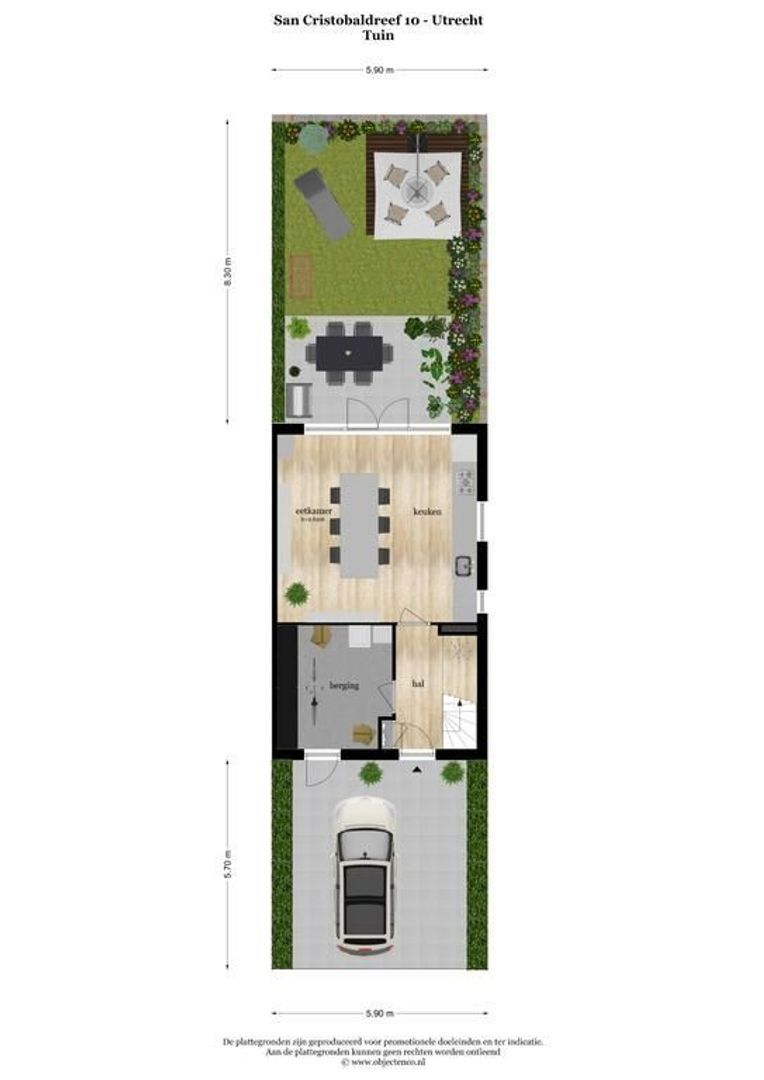 San Cristobaldreef 10, Utrecht plattegrond-0