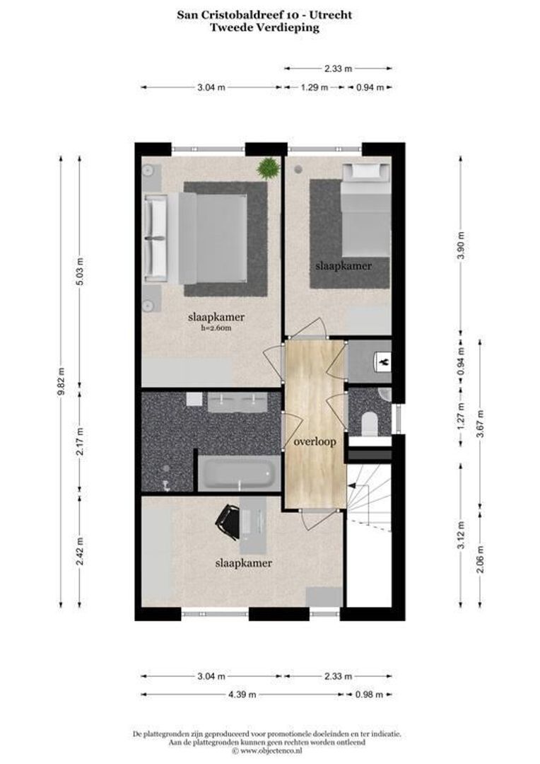San Cristobaldreef 10, Utrecht plattegrond-6
