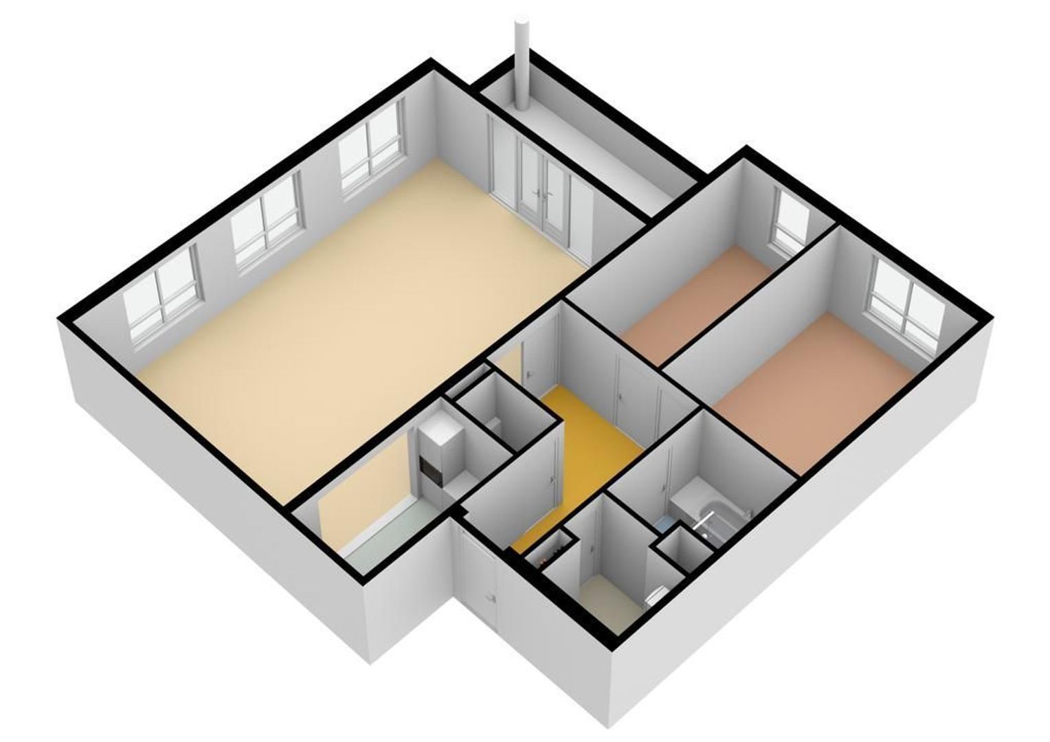 Nelson Mandelalaan 26, Zeist plattegrond-1