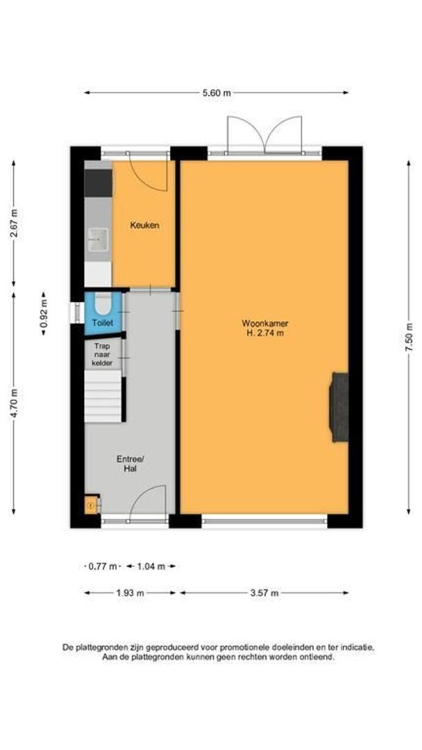 Nooitgedacht 15, Zeist plattegrond-0