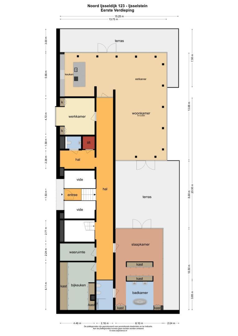 Noord IJsseldijk 123, Ijsselstein plattegrond-2