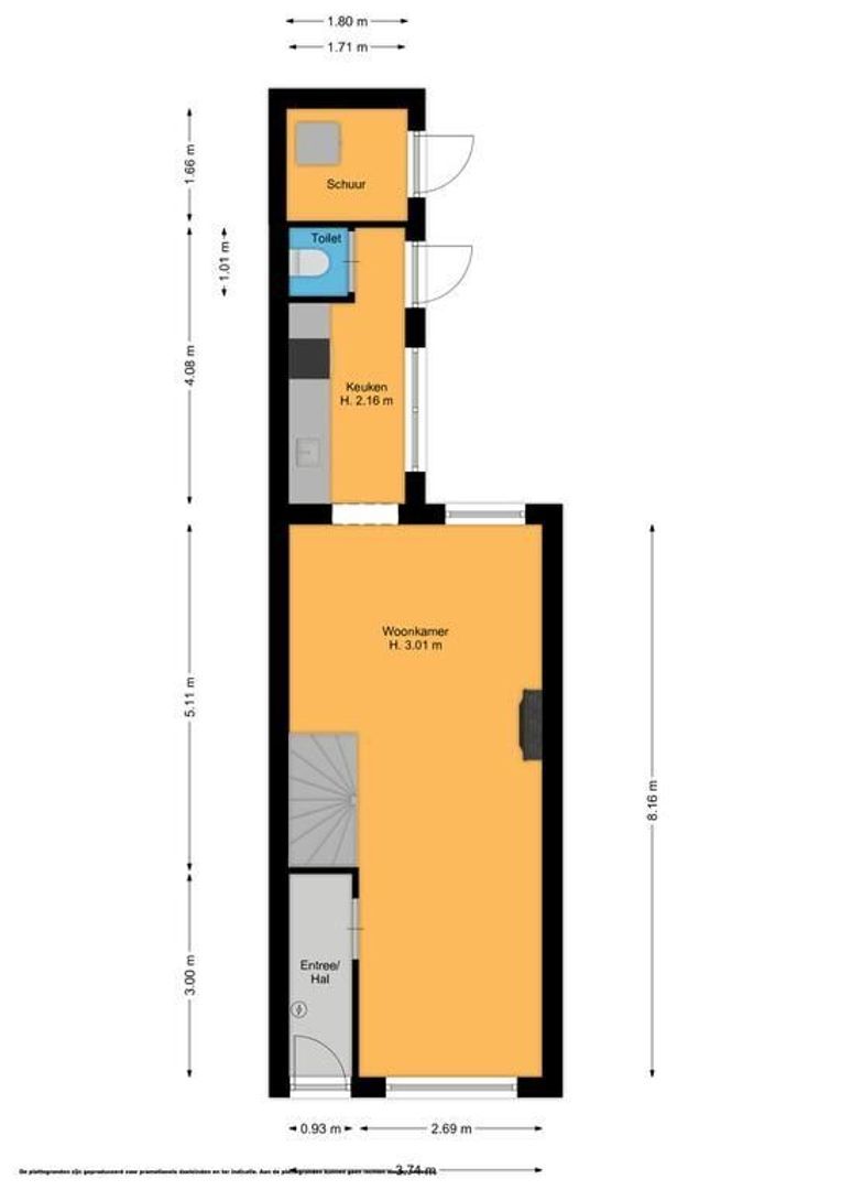 Bolstraat 48, Utrecht plattegrond-0