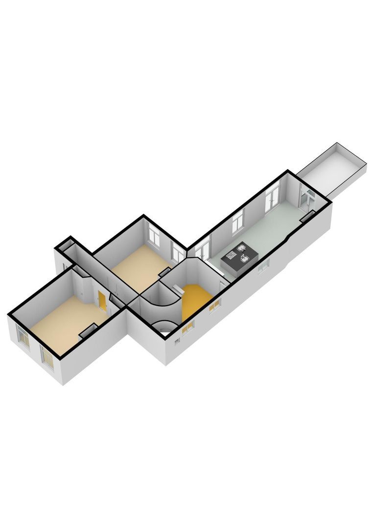 Brigittenstraat 15 C, Utrecht plattegrond-1