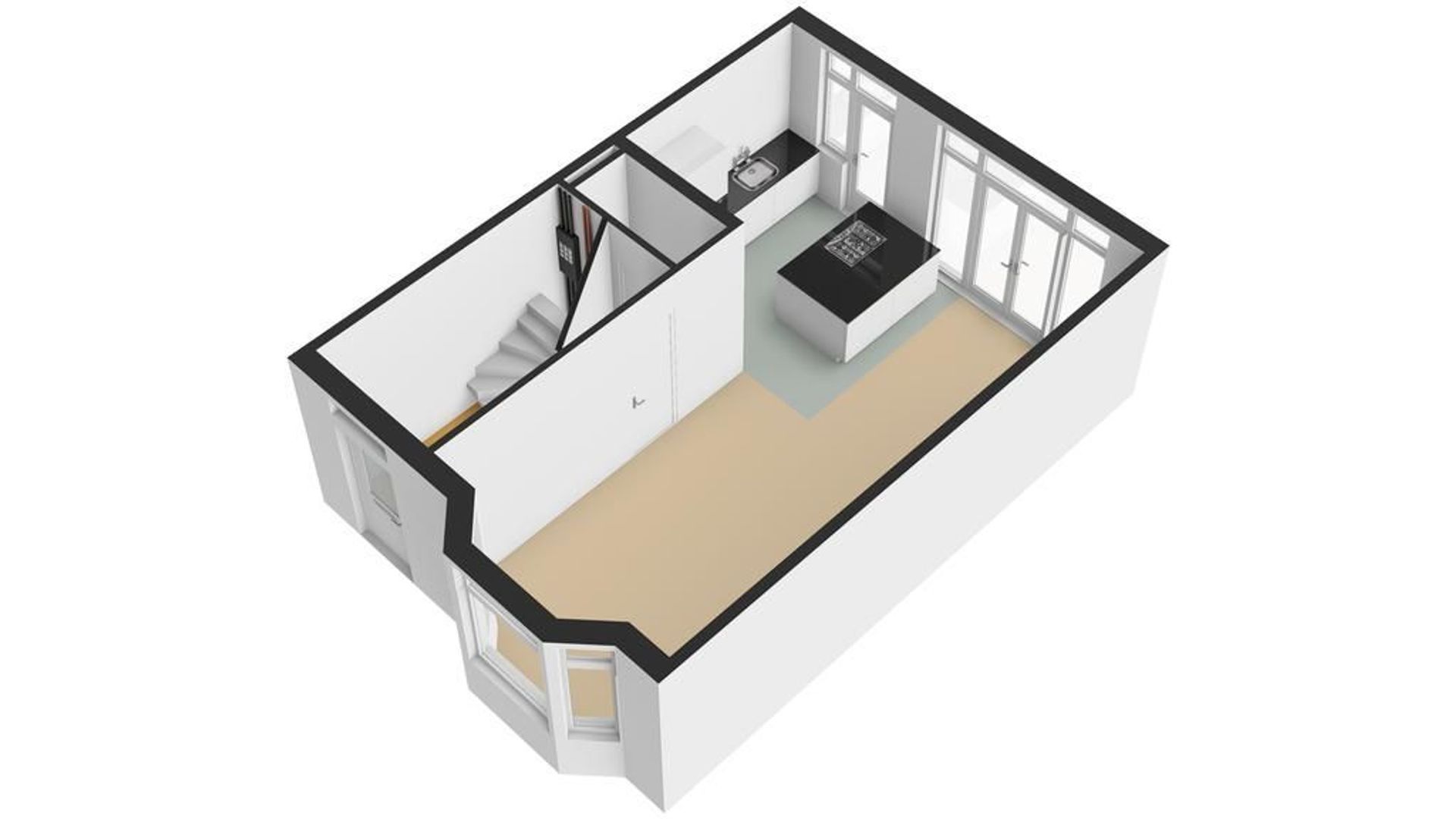 Ingen Houszstraat 45, Utrecht plattegrond-1