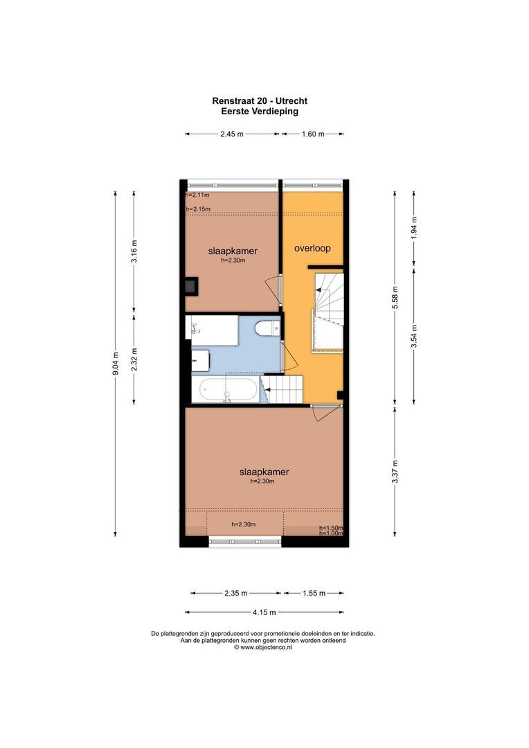 Renstraat 20, Utrecht plattegrond-2