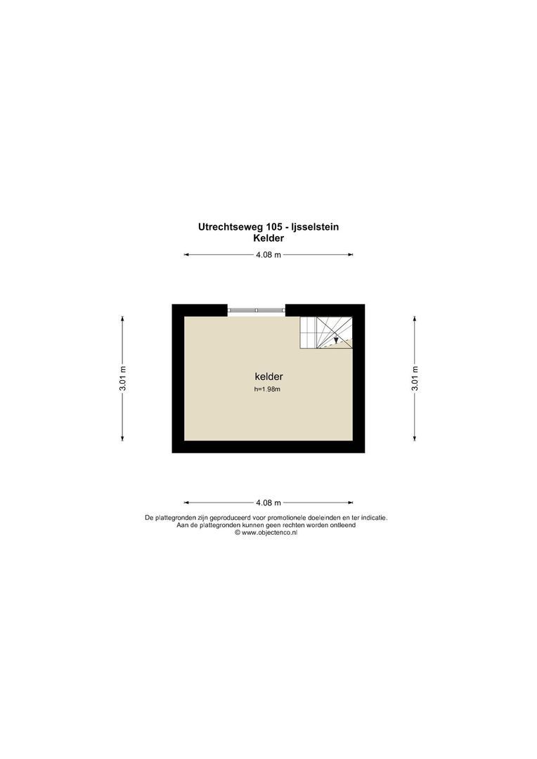 Utrechtseweg 105, Ijsselstein plattegrond-8