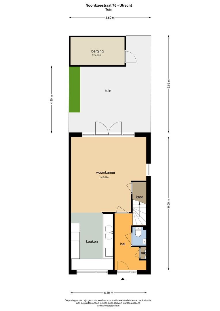 Noordzeestraat 76, Utrecht plattegrond-6
