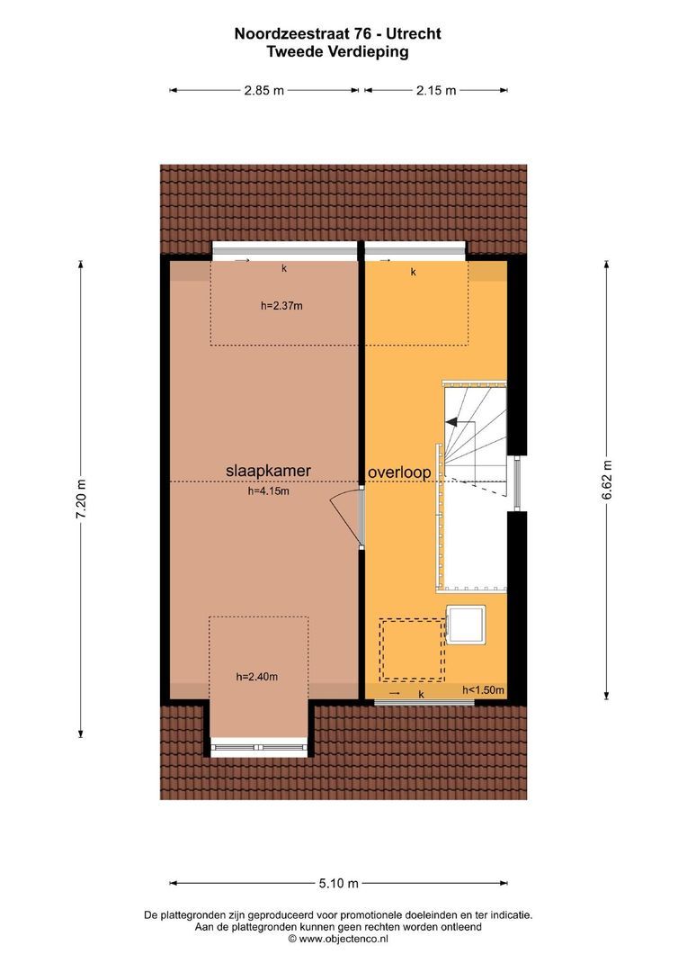 Noordzeestraat 76, Utrecht plattegrond-4