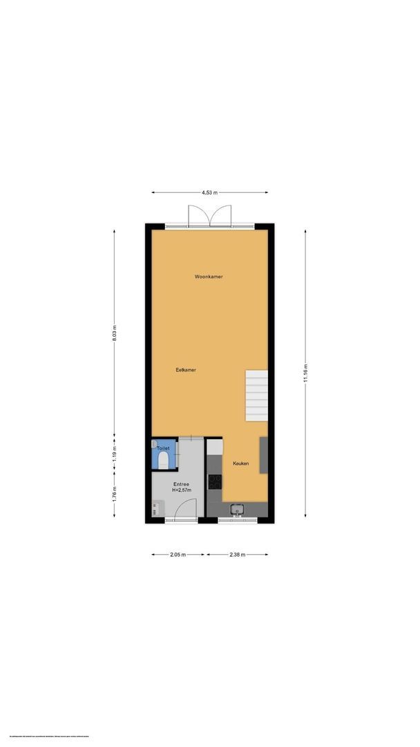 Iepenlaan 119, Bilthoven plattegrond-0