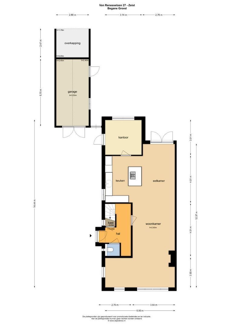 Van Renesselaan 27, Zeist plattegrond-0