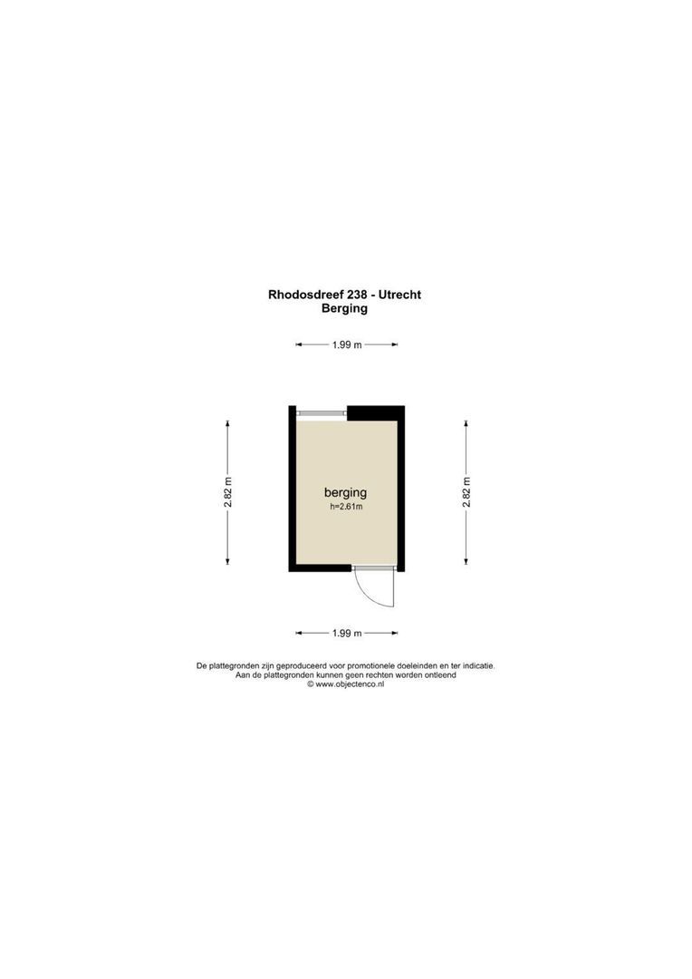 Rhodosdreef 238, Utrecht plattegrond-3