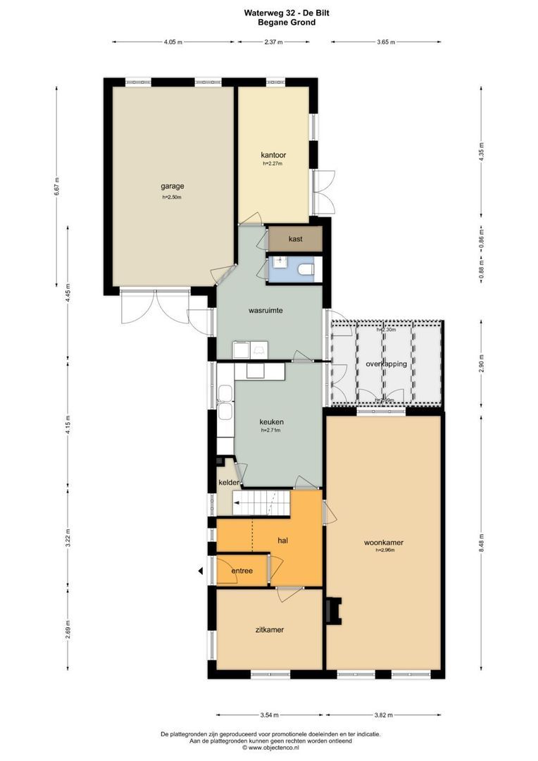 Waterweg 32, De Bilt plattegrond-2