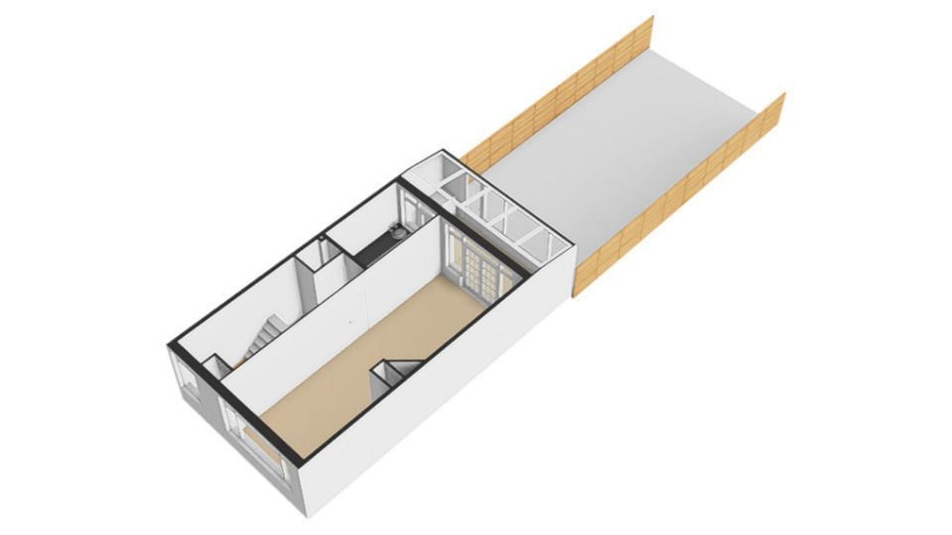 Keizersgracht 13 BS, Utrecht plattegrond-4