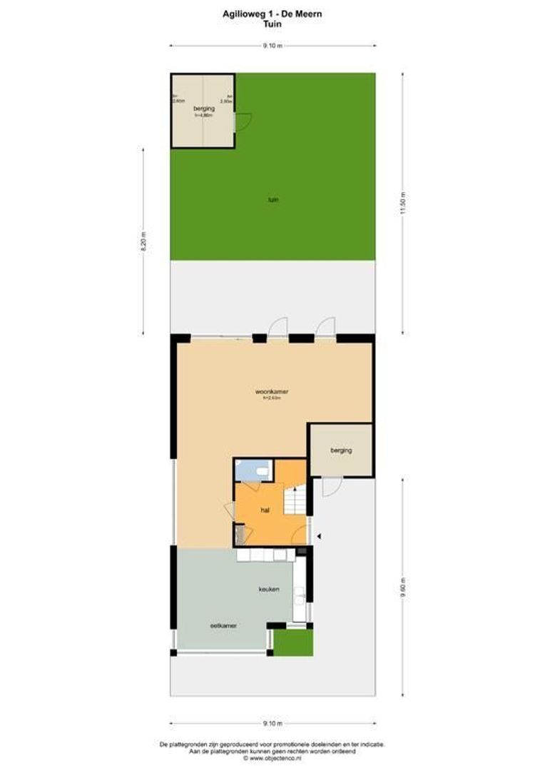 Agilioweg 1, De Meern plattegrond-0