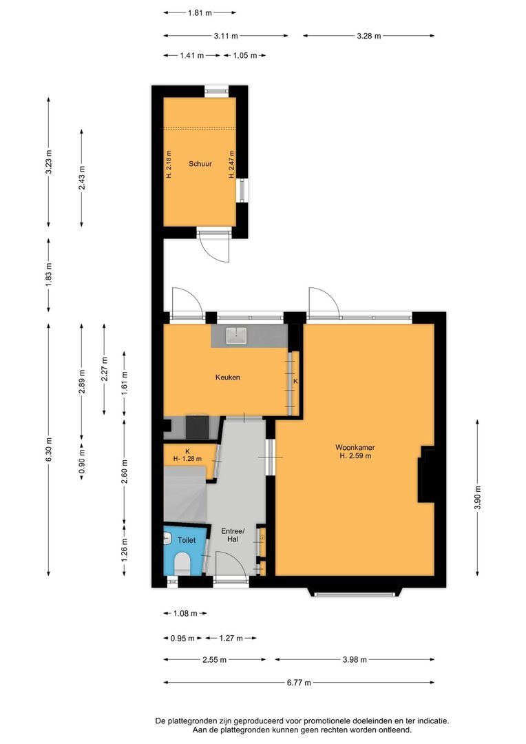Cirrusweg 6, De Bilt plattegrond-1
