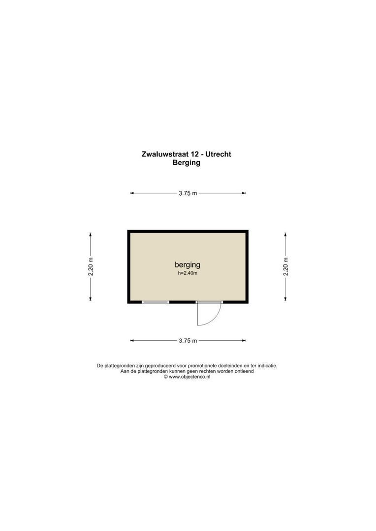 Zwaluwstraat 12, Utrecht plattegrond-8