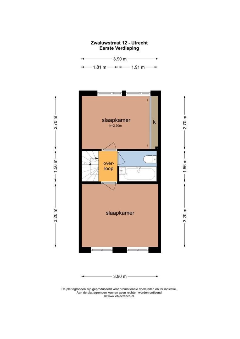 Zwaluwstraat 12, Utrecht plattegrond-4