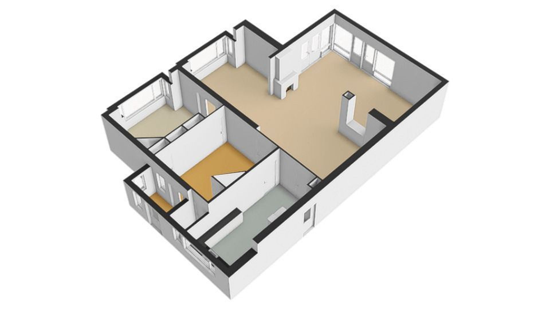 Plantsoen 1, Buren plattegrond-2