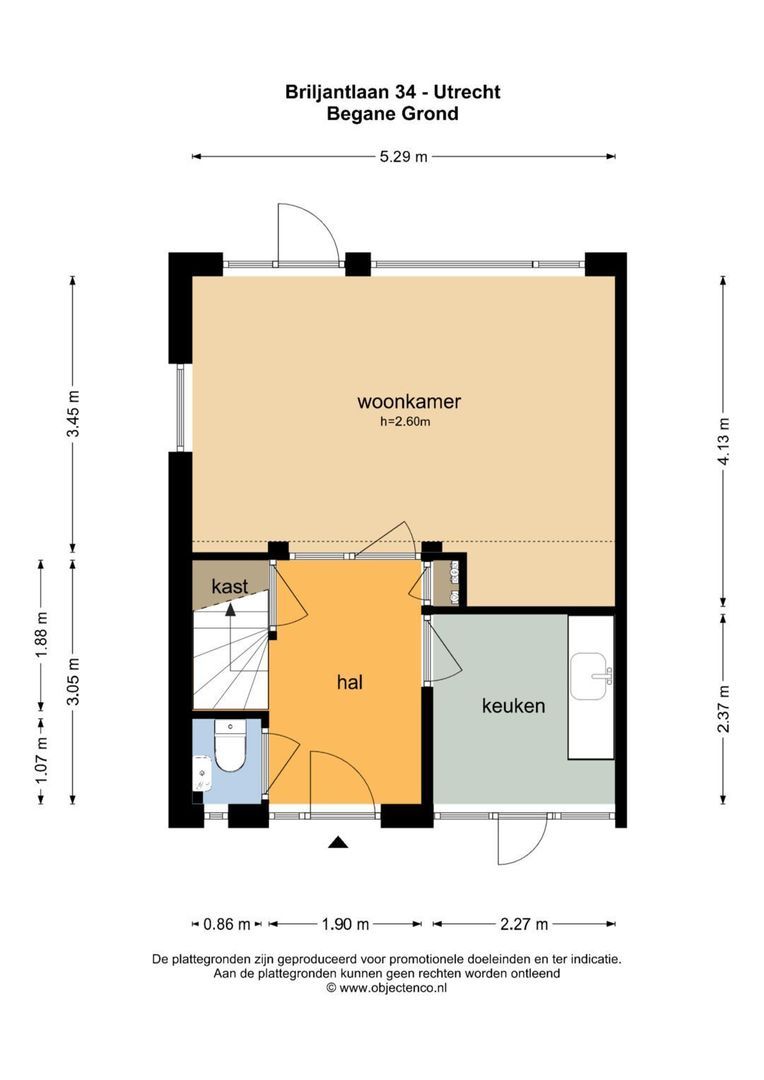 Briljantlaan 34, Utrecht plattegrond-0
