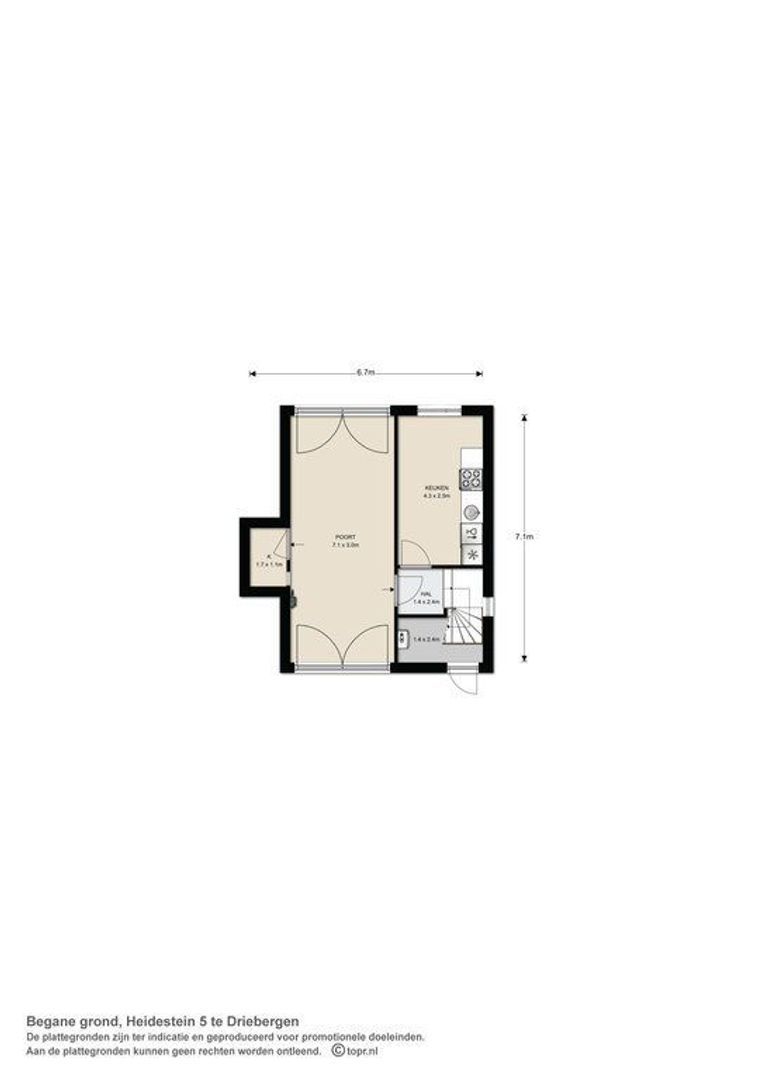 Heidestein 5 a, Driebergen-Rijsenburg plattegrond-0