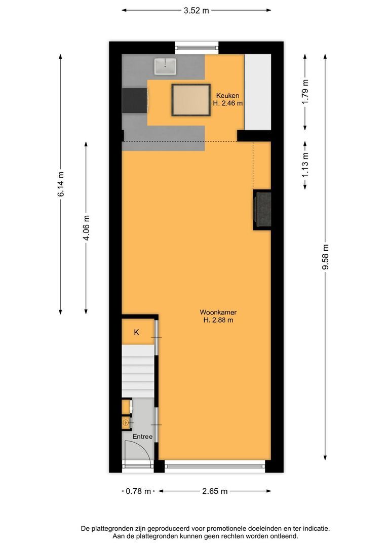 Appelstraat 13, Utrecht plattegrond-0