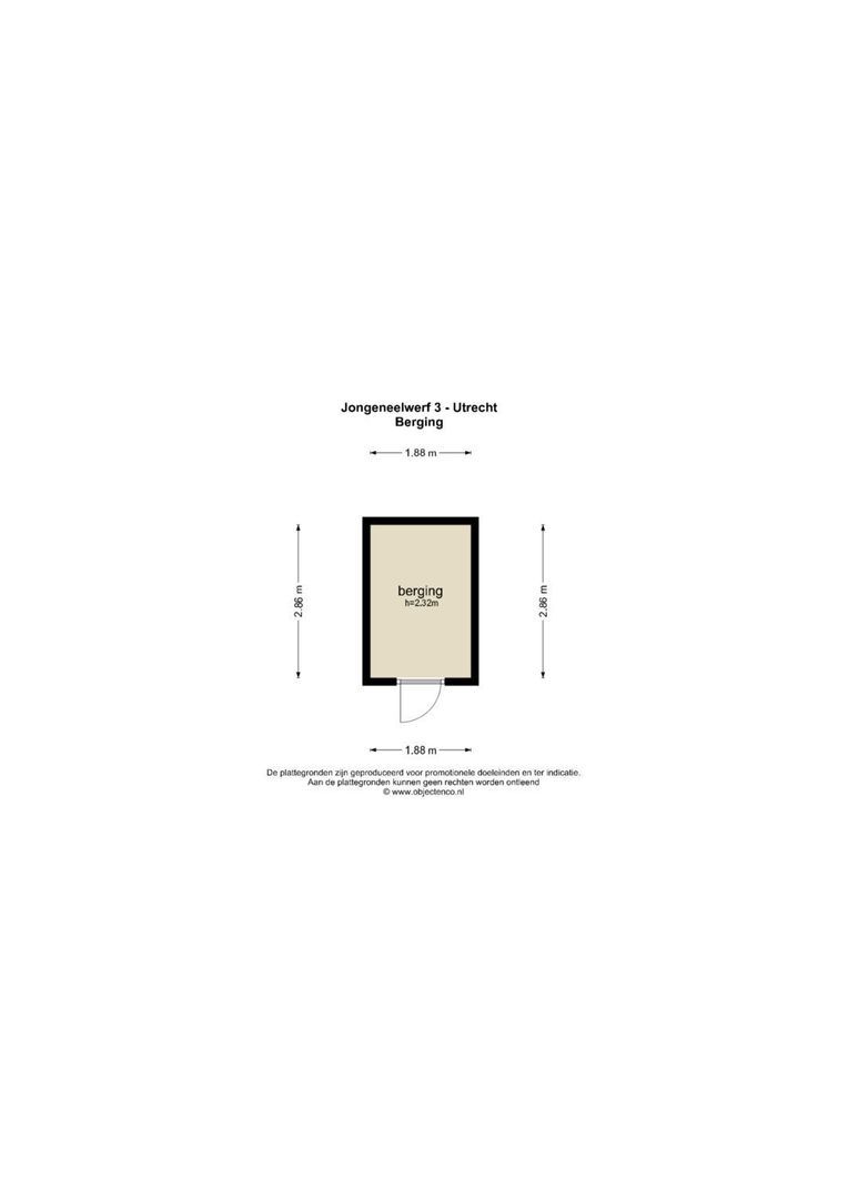 Jongeneelwerf 3, Utrecht plattegrond-3