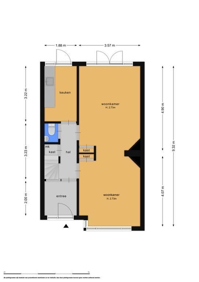 Prof. van Bemmelenlaan 28, Utrecht plattegrond-1